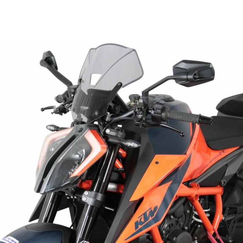 Motorrad Sportscheibe MRA Rauchgrau mit ABE