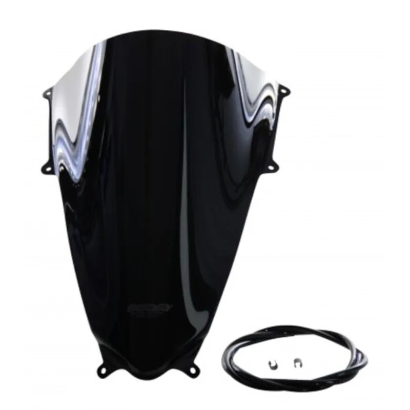 Motorrad Sportscheibe MRA Schwarz mit ABE