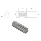 Lenkeradapter für Lenkergewichte Highsider Pro, M12, für BMW Lenker