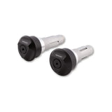 Lenkerenden Highsider Tetra mit Spiegelaufnahme, Schwarz, Klemmung 12-22 mm