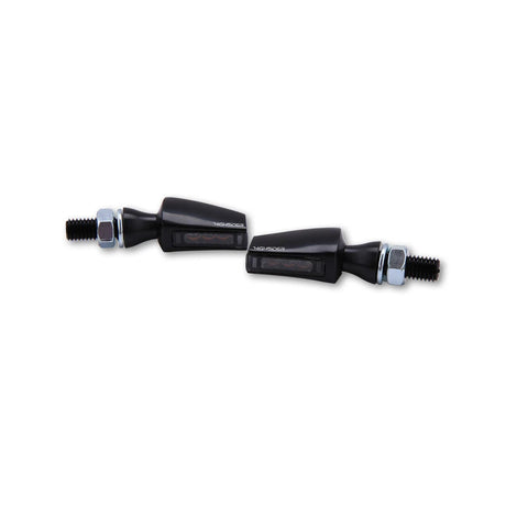 LED-Blinker Paar Highsider Pro Flight schwarz, Getönt, M8, E-geprüft, 12V/1,6W