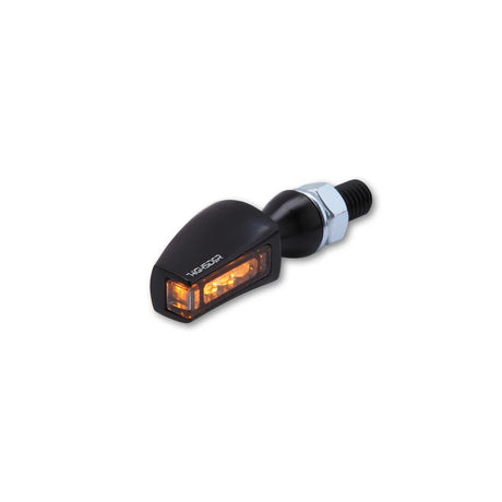 LED-Blinker Paar Highsider Pro Flight schwarz, Getönt, M8, E-geprüft, 12V/1,6W