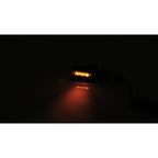 LED Blinker HIGHSIDER Pro Flight, Schwarz, Getönt, E-geprüft