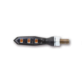 LED-Blinker Paar Highsider Pro Sonic-X1 schwarz, Getönt, M8, E-geprüft, 12V/2W