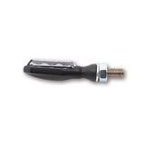 LED-Blinker Paar Highsider Pro Sonic-X1 schwarz, Getönt, M8, E-geprüft, 12V/2W