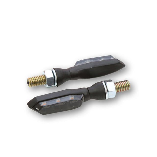 LED Blinker HIGHSIDER Pro Sonic-X1, Schwarz, Getönt, E-geprüft