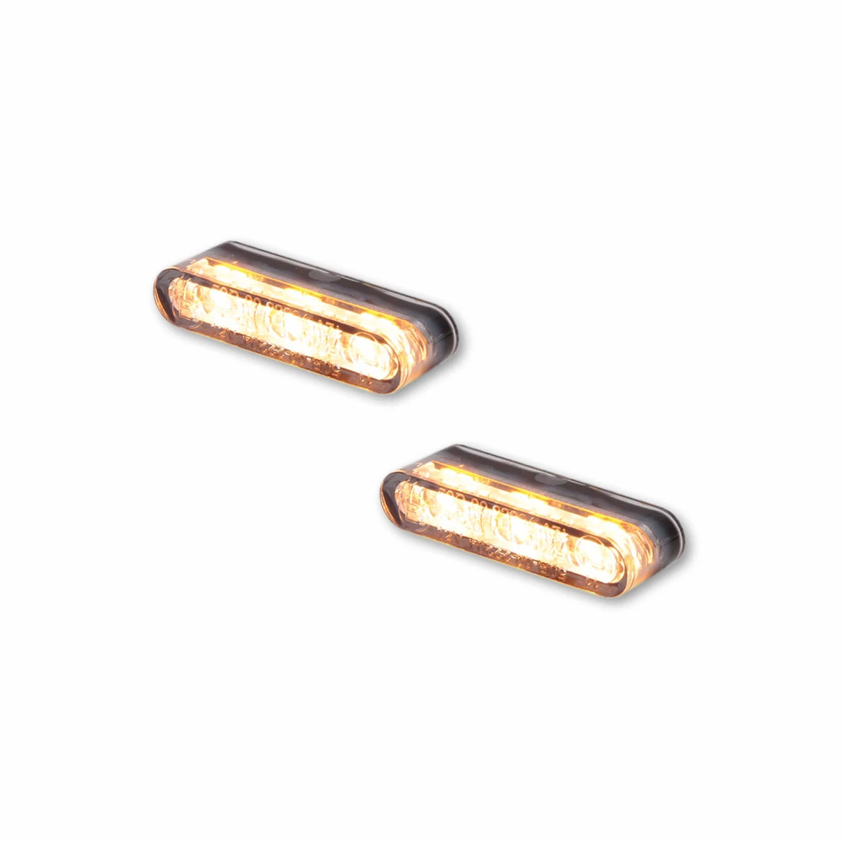 LED-Einbaublinker mit Positionslicht Highsider Star-MX1 Pro 2in1, E-geprüft