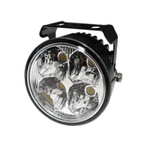 LED-Tagfahrlicht Highsider Pro Rund, Schwarz, Glas Klar, Ø 71,5 mm, E-geprüft