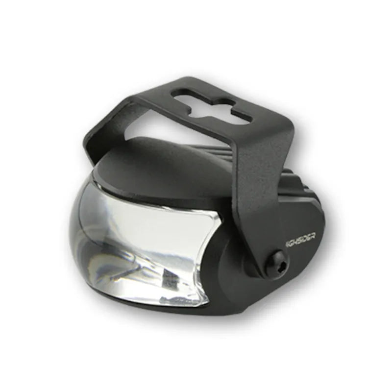 LED-Fernscheinwerfer Highsider Pro Comet-High, Schwarz, Glas Klar, E-geprüft