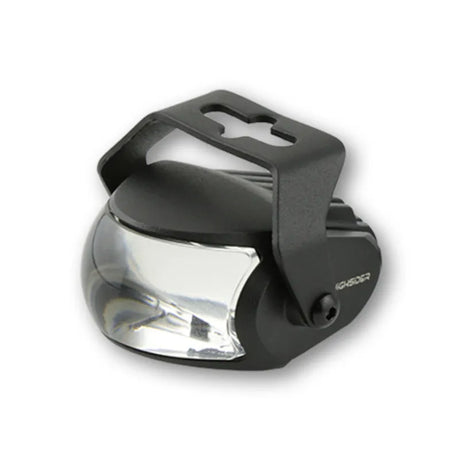 LED-Fernscheinwerfer Highsider Pro Comet-High, Schwarz, Glas Klar, E-geprüft
