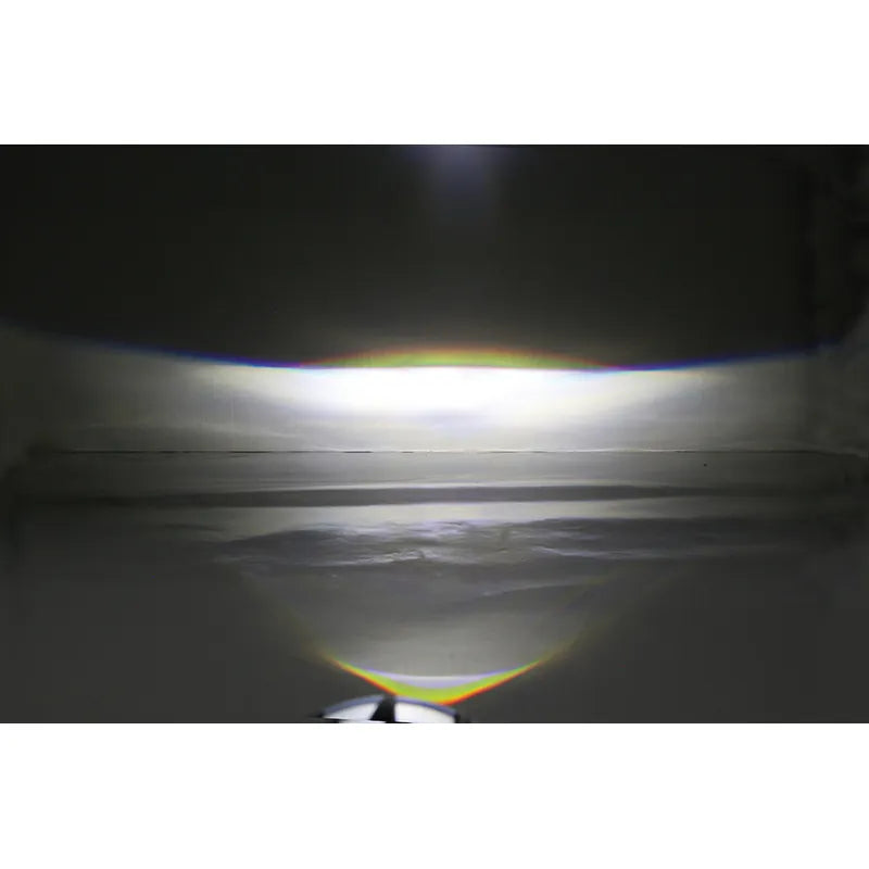 LED-Scheinwerfer 45 mm Highsider Pro Dual-Stream, Mattschwarz, E-geprüft
