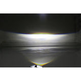 LED-Scheinwerfer 45 mm Highsider Pro Dual-Stream, Mattschwarz, E-geprüft
