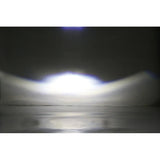 LED-Scheinwerfer 45 mm Highsider Pro Dual-Stream, Mattschwarz, E-geprüft