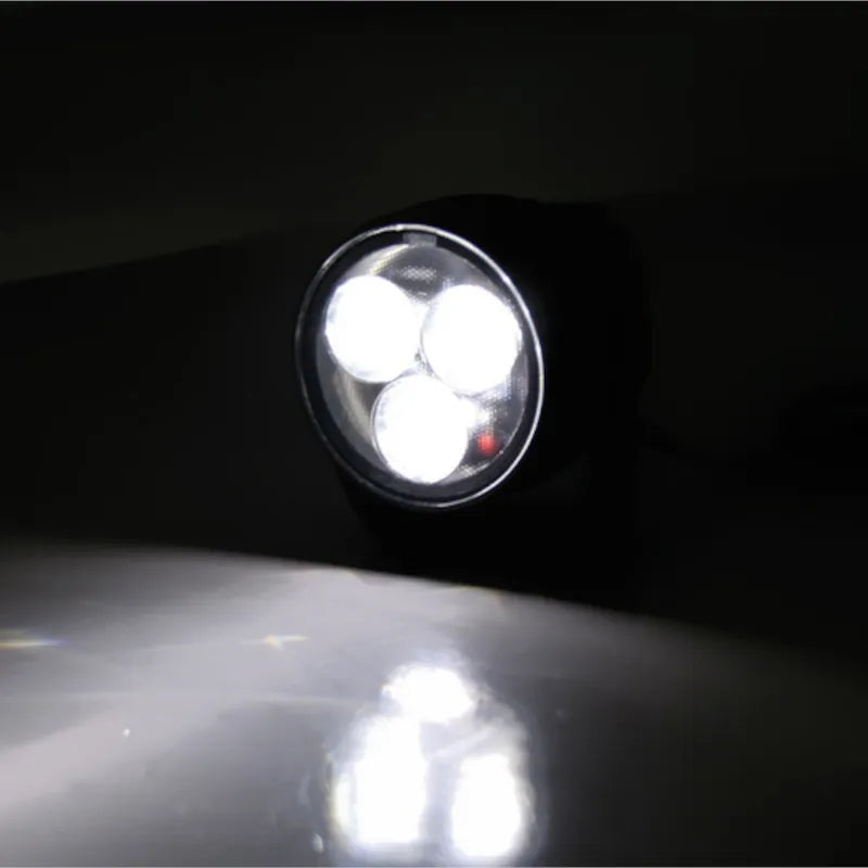 LED-Fernscheinwerfer Highsider Pro Satellite, Schwarz, Klar, Ø 64 mm, E-geprüft