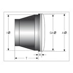 LED Hauptscheinwerfer-Einsatz 5 3/4 Zoll Highsider Pro Jackson, Klar, E-geprüft