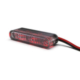 LED-Einbaublinker mit Rück- & Bremslicht Highsider Star-MX1 Pro 3in1, E-geprüft