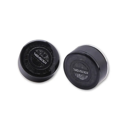 LED-Blinker Module mit Rück- & Bremslicht Highsider Pro Rocket, Schwarz, Getönt