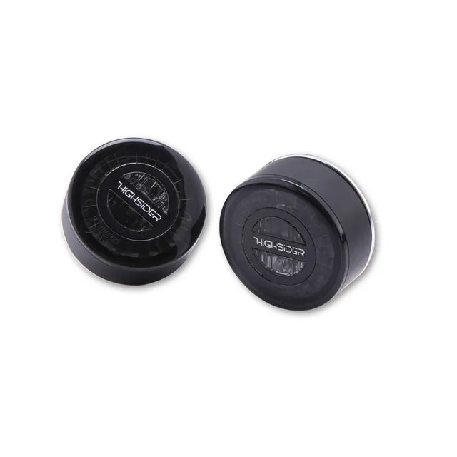 LED-Blinker Module mit Rück- & Bremslicht Highsider Pro Rocket, Schwarz, Getönt