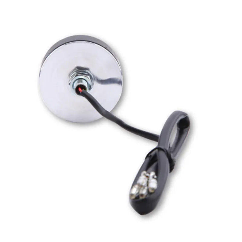 LED-Blinker Module mit Rück- & Bremslicht Highsider Pro Rocket, Schwarz, Getönt