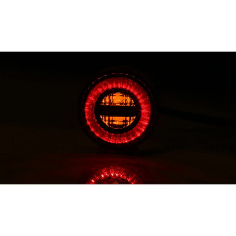 LED-Blinker Module mit Rück- & Bremslicht Highsider Pro Rocket, Schwarz, Getönt