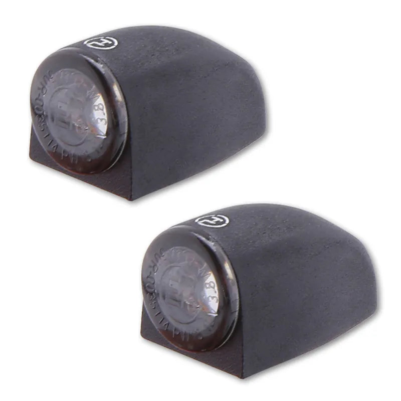 LED-Blinker Module mit Rück- & Bremslicht Highsider Pro Proton Three, Schwarz