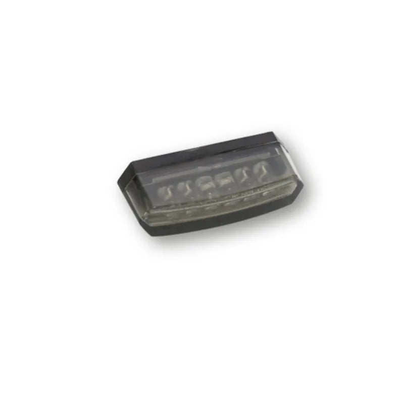 LED-Rücklicht Highsider Pro Malibu, Schwarz, Glas Getönt, E-geprüft, 50x14 mm