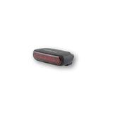 LED-Rücklicht Highsider Pro Organic, Mattschwarz, Glas Rot, E-geprüft
