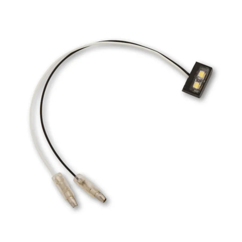 LED-Kennzeichenbeleuchtung Highsider Pro Mini schwarz, B16xH6,5 mm, E-geprüft