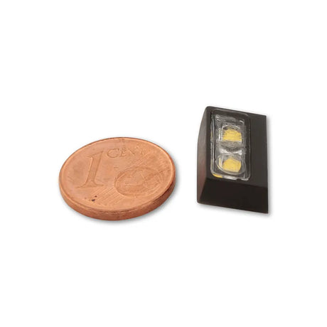 LED-Kennzeichenbeleuchtung Highsider Pro Mini schwarz, B16xH6,5 mm, E-geprüft