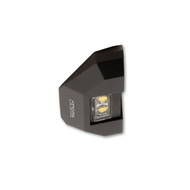LED-Kennzeichenbeleuchtung Highsider Pro Split-XL schwarz, B40xH10 mm, E-geprüft