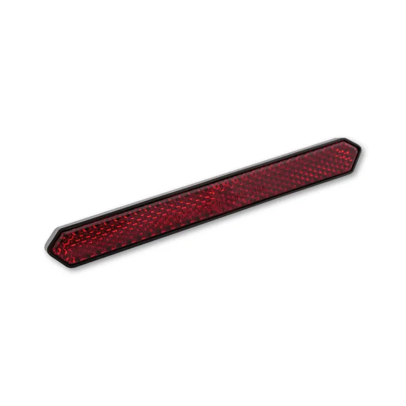 Rückstrahler Highsider Pro rot, Sechseckig, 132x13 mm, M5 Gewinde, E-geprüft
