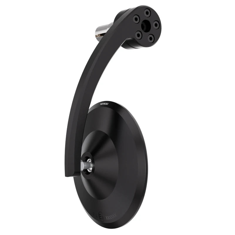 Lenkerendenspiegel Highsider Pro Montana-Blast Evo, Schwarz, E-geprüft, Ø 12-22 mm