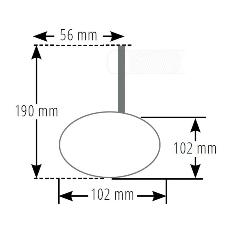 Lenkerendenspiegel Highsider Pro Montana-Blast Evo, Schwarz, E-geprüft, Ø 12-22 mm