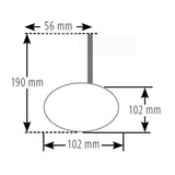 Lenkerendenspiegel Highsider Pro Montana-Blast Evo, Schwarz, E-geprüft, Ø 12-22 mm