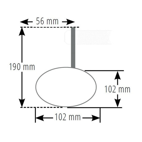 Lenkerendenspiegel Highsider Pro Montana-Blast Evo, Schwarz, E-geprüft, Ø 12-22 mm
