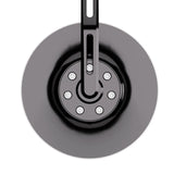 Lenkerendenspiegel Highsider Pro Conero-Evo, Alu schwarz, E-geprüft, Ø 12-22 mm