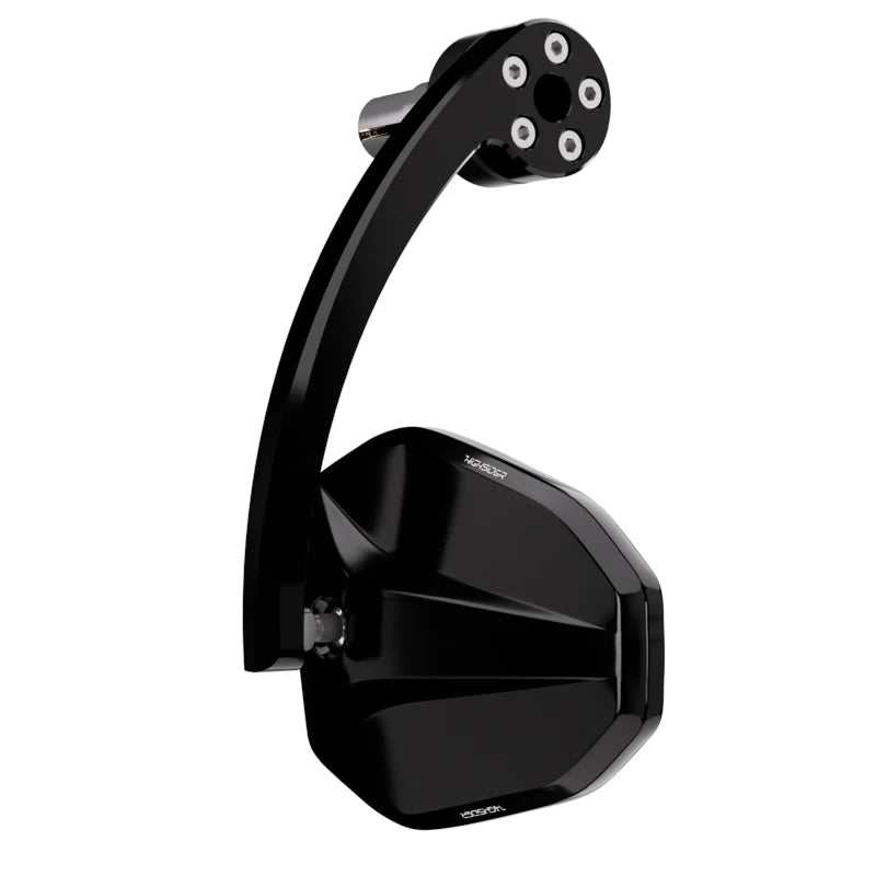 Lenkerendenspiegel Highsider Pro Victory-Evo, Schwarz, Klemmung 12-22 mm