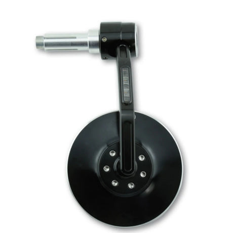 Lenkerendenspiegel mit LED Blinker Highsider Pro Conero, Schwarz, E-geprüft