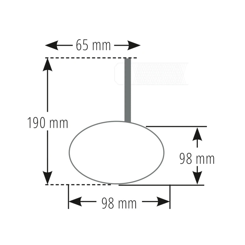 Lenkerendenspiegel mit LED Blinker Highsider Pro Conero, Schwarz, E-geprüft