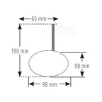 Lenkerendenspiegel mit LED Blinker Highsider Pro Conero, Schwarz, E-geprüft