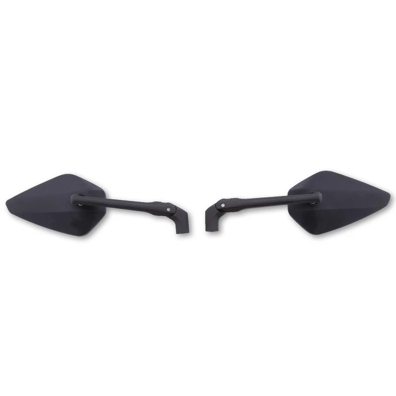 Lenkerspiegel Paar Highsider Columbia 2 schwarz, Aluminium, E-geprüft, M10x1.25
