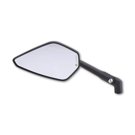Lenkerspiegel Paar Highsider Pro Columbia 2, Schwarz, Aluminium, E-geprüft, M10
