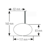 Lenkerendenspiegel Highsider Pro Victory-Blast, Schwarz, Klemmung 12-22 mm