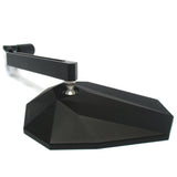 Lenkerspiegel Paar Highsider Pro Stealth-X1, Schwarz, Alu & ABS, E-geprüft, M10