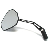 Lenkerspiegel Paar Highsider Pro Stealth-X1, Schwarz, Alu & ABS, E-geprüft, M10
