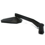 Lenkerspiegel Paar Highsider Pro Stealth-X1, Schwarz, Alu & ABS, E-geprüft, M10