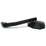 Lenkerspiegel Paar Highsider Pro Stealth-X1, Schwarz, Alu & ABS, E-geprüft, M10