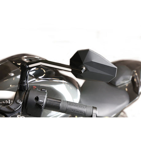 Lenkerspiegel Paar Highsider Pro Stealth-X3 mit Blinker & Positionslicht, M10