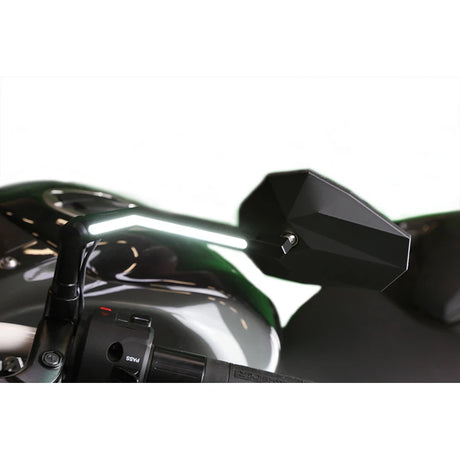 Lenkerspiegel Paar Highsider Pro Stealth-X3 mit Blinker & Positionslicht, M10