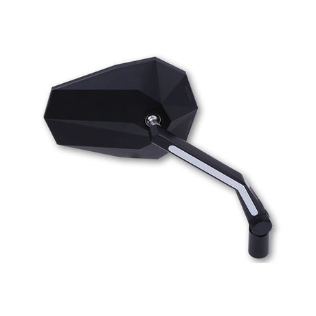 Lenkerspiegel Paar Highsider Pro Stealth-X3 mit Blinker & Positionslicht, M10